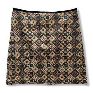 LOFT Bold Geometric Diamond Mini Skirt Sz. 8